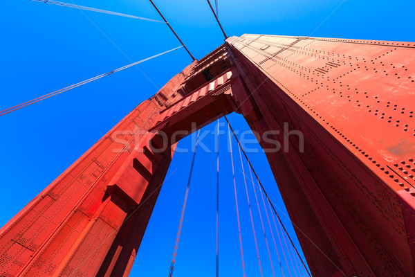 Золотые Ворота детали Сан-Франциско Калифорния США небе Сток-фото © lunamarina