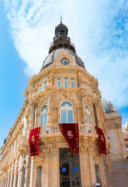 Ayuntamiento de Cartagena Murciacity hall Spain Stock photo © lunamarina