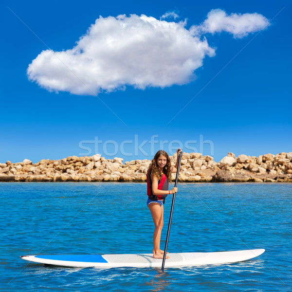 Сток-фото: Kid · поиск · Surfer · девушки · пляж