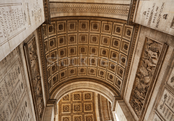 Arc de Triomphe in Paris Arch of Triumph Stock photo © lunamarina