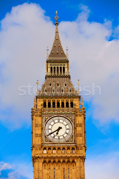Big Ben relógio torre Londres inglaterra Foto stock © lunamarina