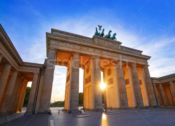 Berlin Brandenburg Gate Brandenburger Tor Stock photo © lunamarina