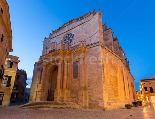 Ciutadella Menorca Cathedral in Ciudadela at Balearic Stock photo © lunamarina