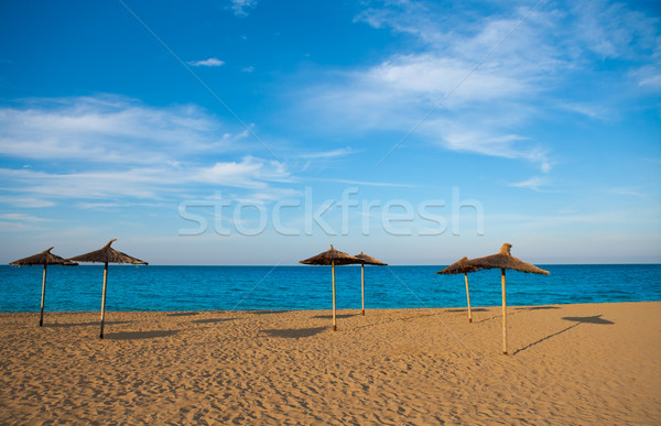 Mediterranean beach in Valencia province Stock photo © lunamarina