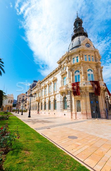 Ayuntamiento de Cartagena Murciacity hall Spain Stock photo © lunamarina