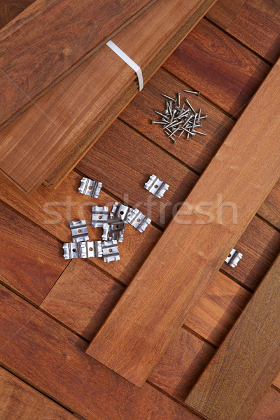 Ipe deck wood installation screws clips 