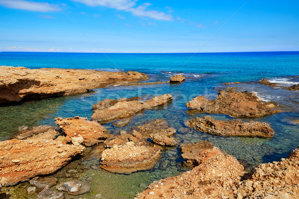 Plajă apă natură peisaj lumina mare Imagine de stoc © lunamarina