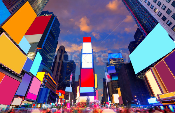 Times Square Manhattan New York afaceri Imagine de stoc © lunamarina