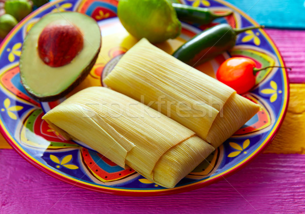 人 · 玉米 · 葉 · 辣椒 · 葉 · 餐廳 / mexican tamale tamales