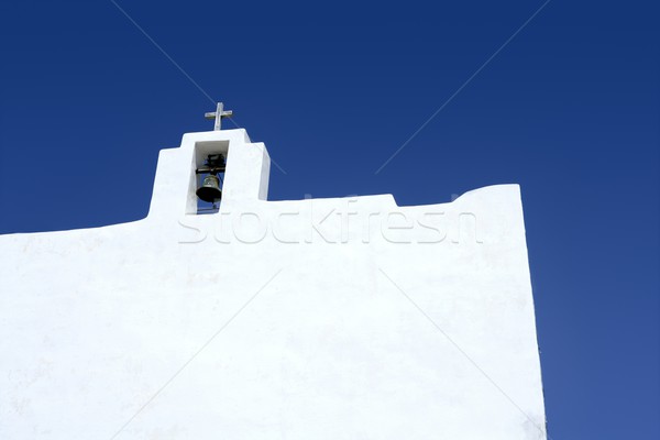 Blanche église bâtiment lumière croix [[stock_photo]] © lunamarina