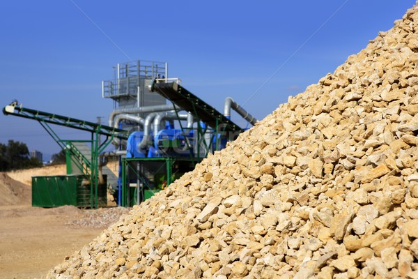 crushed pound stone mound quarry Stock photo © lunamarina