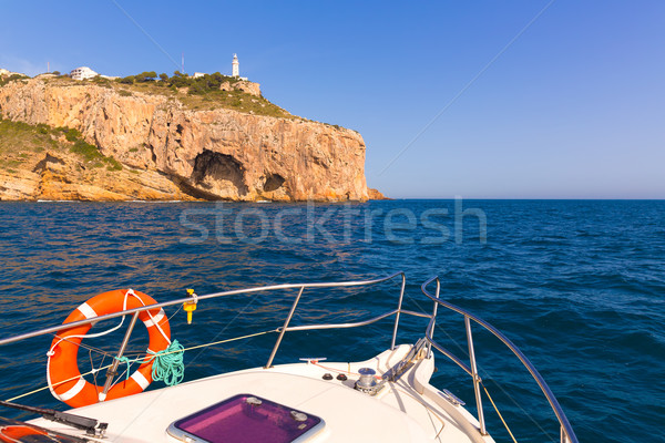 Foto stock: Faro · mediterráneo · naturaleza · paisaje · mar