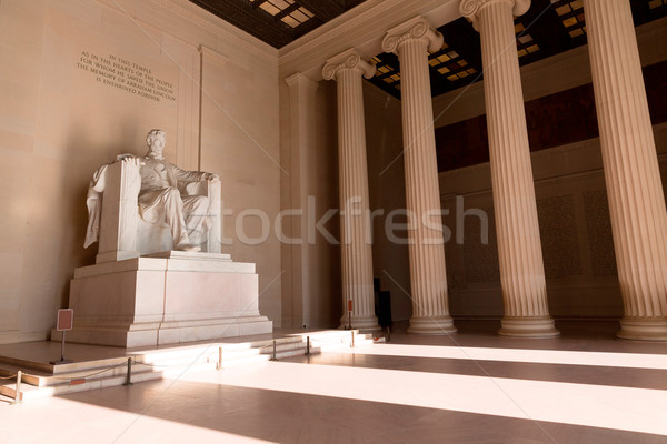 Bina Washington DC şehir seyahat heykel mermer Stok fotoğraf © lunamarina