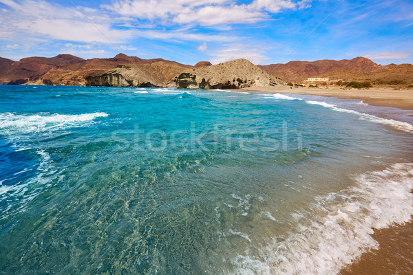 Almeria Playa del Monsul beach at Cabo de Gata Stock photo © lunamarina