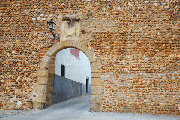 Galisteo village in Caceres of Extremadura Stock photo © lunamarina