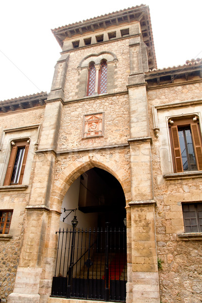 king Sanxo palace at Valldemossa in Majorca Stock photo © lunamarina