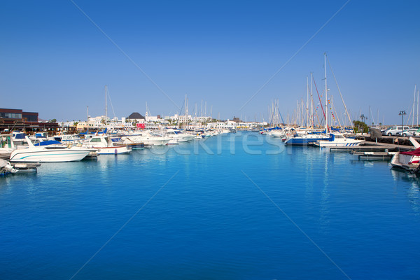 Lanzarote Marina Rubicon Playa Blanca Stock photo © lunamarina