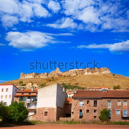 Cedrillas village Teruel skyline famous for the cattle fair Stock photo © lunamarina