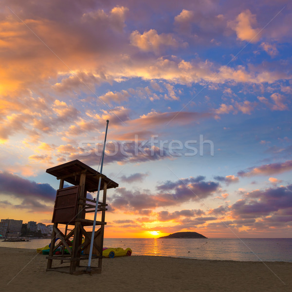 Majorca zonsopgang strand eilanden Spanje water Stockfoto © lunamarina