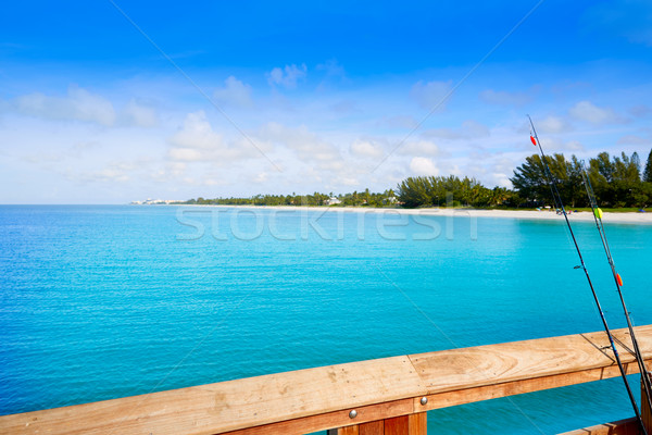 Foto stock: Nápoles · pier · praia · Flórida · EUA