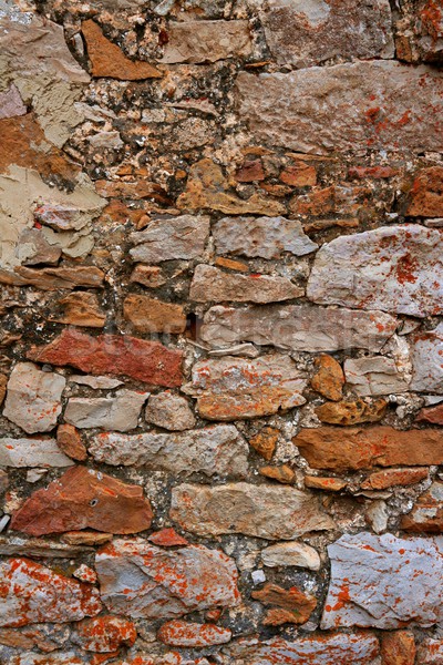 ストックフォト: メーソンリー · スペイン · 古い · 石 · 壁 · 石の壁