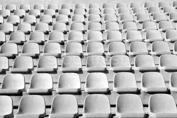aged stadium grandstand stands pattern Stock photo © lunamarina