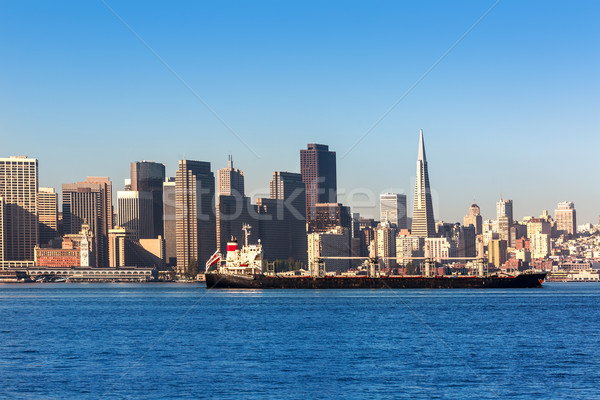 San Francisco Skyline Californie trésor île USA [[stock_photo]] © lunamarina