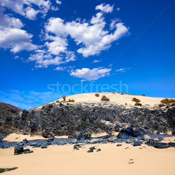 Jandia beach Mal Nombre Fuerteventura Stock photo © lunamarina