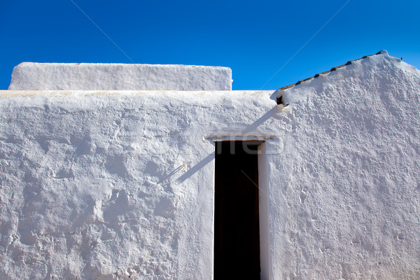 Ibiza Santa Agnes whitewashed houses Stock photo © lunamarina