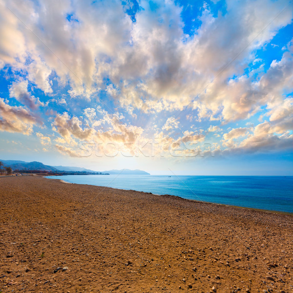 Mazarron beach in Murcia Spain at Mediterranean Stock photo © lunamarina