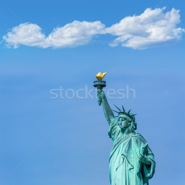 Statuie libertate New York american simbol SUA Imagine de stoc © lunamarina
