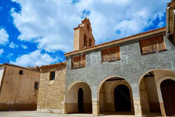 Church in Talayuelas Cuenca at spain Stock photo © lunamarina