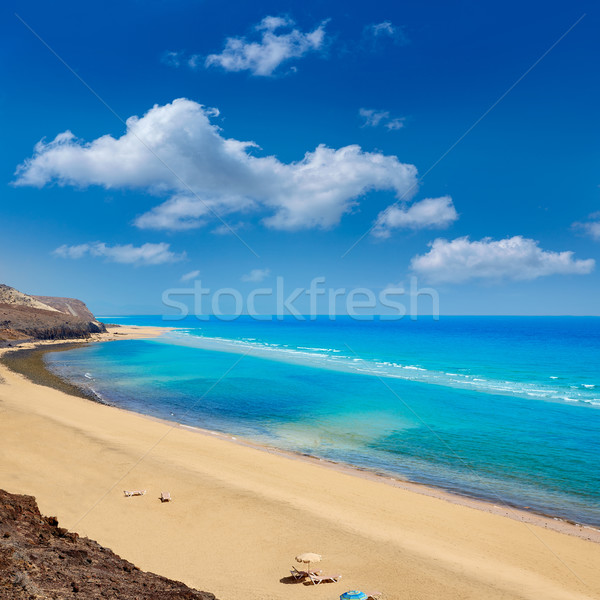 Jandia beach Mal Nombre Fuerteventura Stock photo © lunamarina
