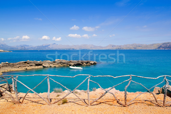 Alcudia in Mallorca la Victoria turquoise beach Stock photo © lunamarina