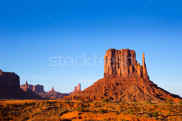 Monument Valley West Mitten Butte Utah Park Stock photo © lunamarina