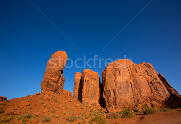 Monument Valley The Thumb Cly butte Utah Stock photo © lunamarina