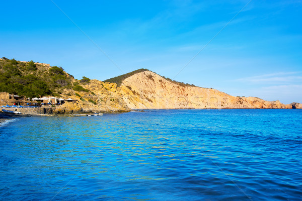 Ibiza Cala es Jondal Beach in san Jose at Balearic Stock photo © lunamarina