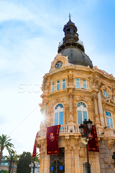 Ayuntamiento de Cartagena Murciacity hall Spain Stock photo © lunamarina