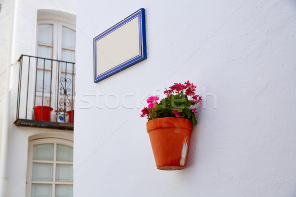 Mojacar Almeria white Mediterranean village Spain Stock photo © lunamarina