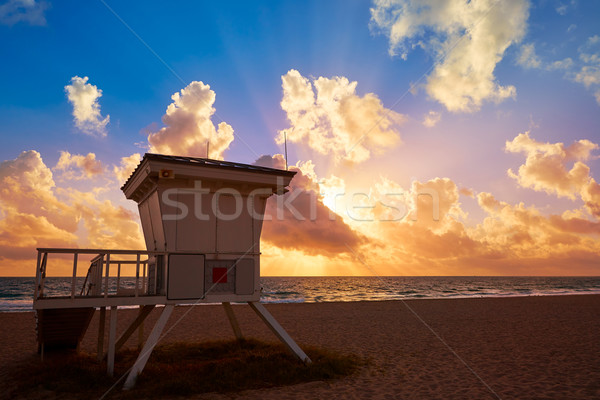 Fort lauderdale spiaggia sunrise Florida mattina USA Foto d'archivio © lunamarina