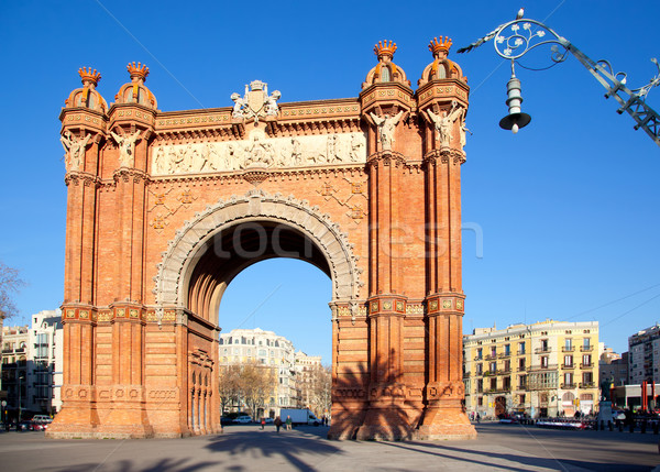 Arco del Triunfo Barcelona Triumph Arch Stock photo © lunamarina