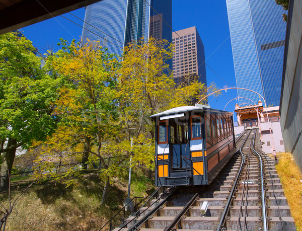 Los Angeles Angels flight funicular in downtown Stock photo © lunamarina