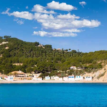Ibiza Cala dHort d Hort view from boat in Balearic Stock photo © lunamarina