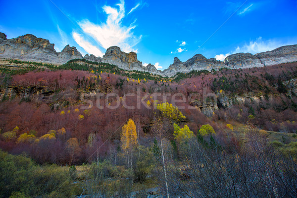 Faja de Pelay in Ordesa valley Pyrenees Huesca Spain Stock photo © lunamarina