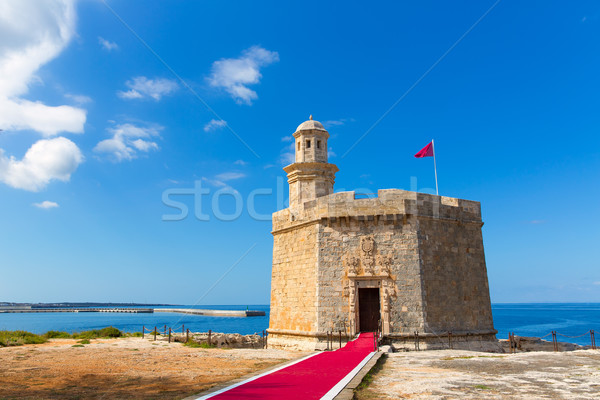 Ciutadella Castell de Sant Nicolas Castillo San Nicolas Stock photo © lunamarina