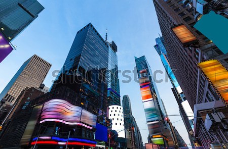 Times Square Manhattan New York tutti business Foto d'archivio © lunamarina