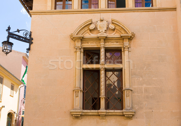 Alcudia Old Town city town hall Majorca Mallorca Stock photo © lunamarina