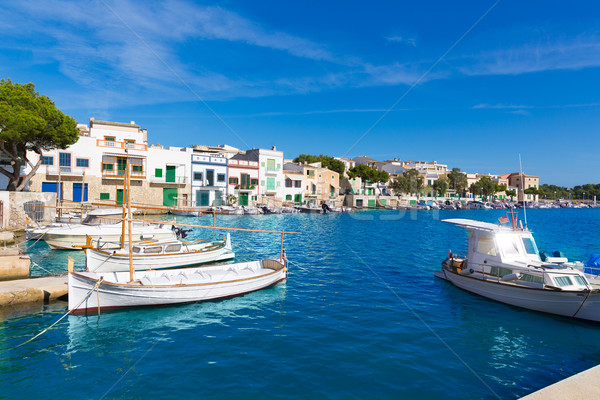 Kikötő Mallorca sziget Spanyolország tájkép nyár Stock fotó © lunamarina