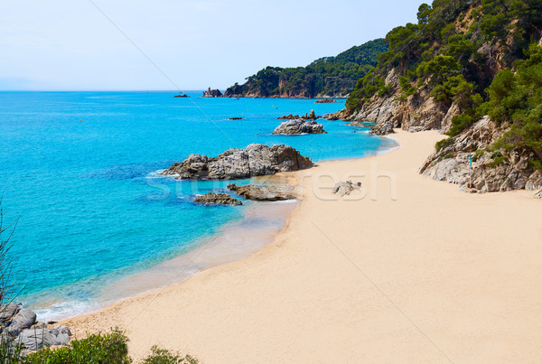 Cala Sa Boadella platja beach in Lloret de Mar Stock photo © lunamarina