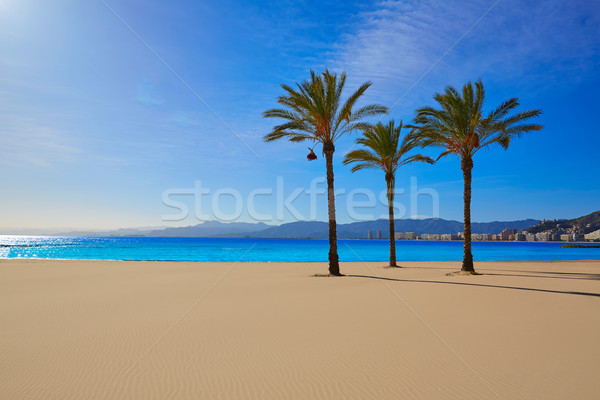 Cullera Playa los Olivos beach Valencia at Spain Stock photo © lunamarina